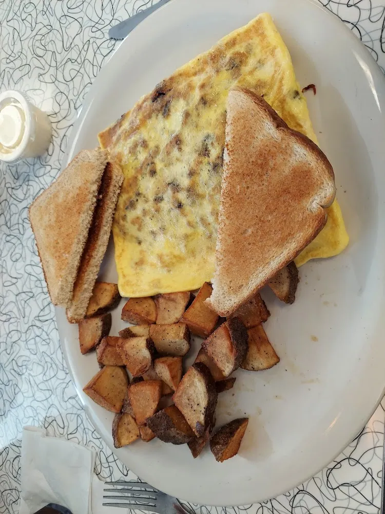 All Meat and Cheese Omelet