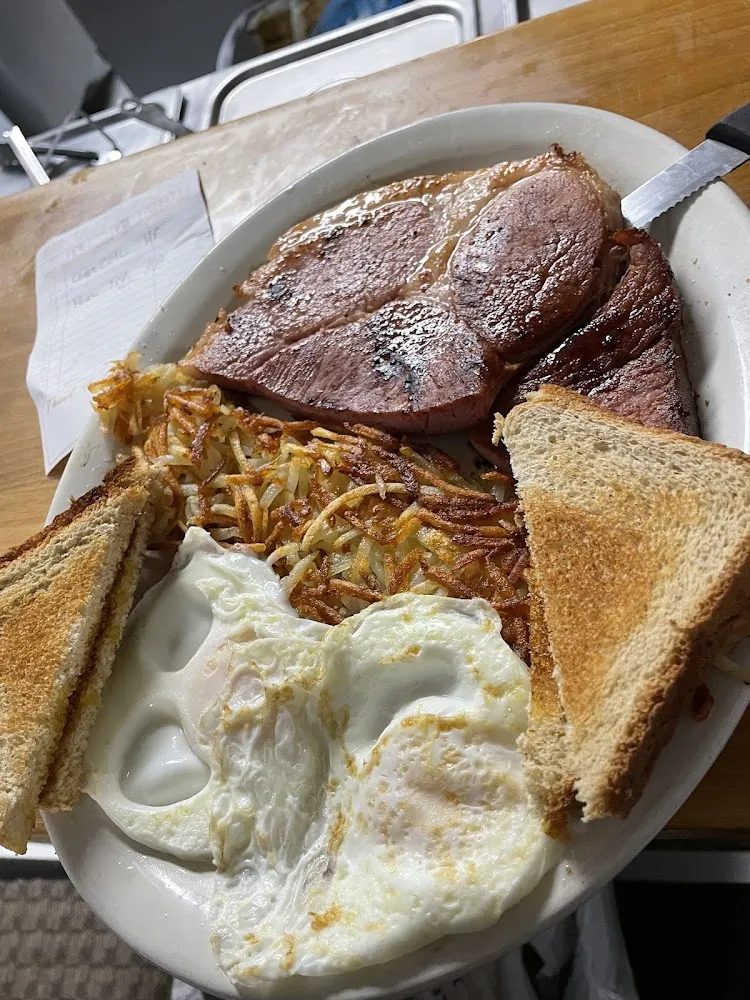 Ham Steak Breakfast